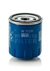 Масляный фильтр MANN-FILTER W712/8