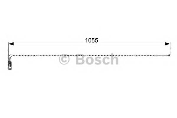 Задний датчик износа BOSCH 1987473001
