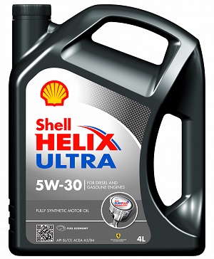 Полностью синтетическое моторное масло Shell Helix Ultra 5W-30