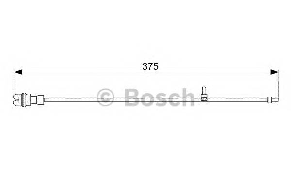 Передний датчик износа BOSCH 1987473035