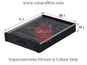 Салонный фильтр угольный SAKURA CAC2802