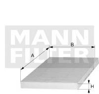 Салонный фильтр MANN-FILTER CUK20006