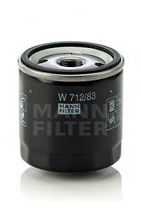 Масляный фильтр MANN-FILTER W712/83