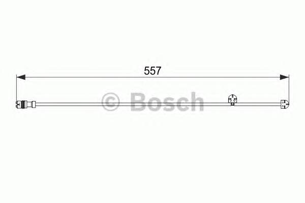 Передний датчик износа BOSCH 1987474555