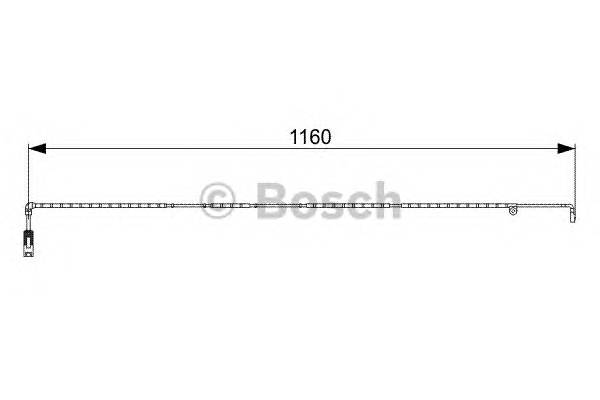 Задний датчик износа BOSCH 1987473055