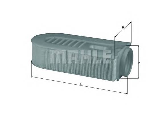 Воздушный фильтр MAHLE / KNECHT LX1686/1 вставка