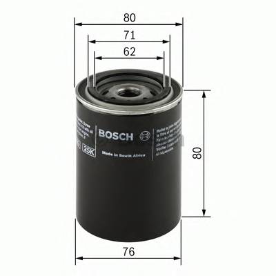 Масляный фильтр BOSCH F026407005