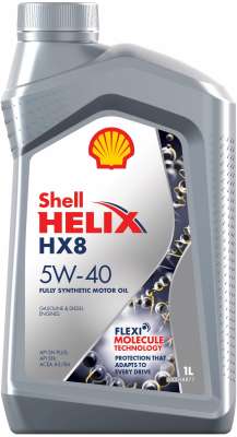 Моторное масло Shell Helix HX8 Synthetic 5W-40