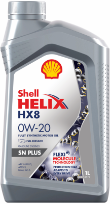 Моторное масло Shell Helix HX8 0W-20