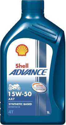 Shell Advance 4T AX7 15W-50