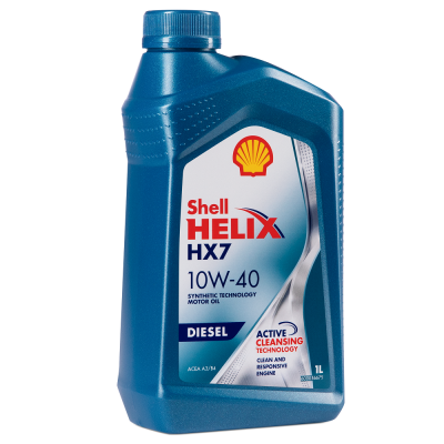 Моторное масло Shell Helix HX7 Diesel 10W-40 синтетика купить в Москве -  цены от официального дистрибьютора «Шелл»