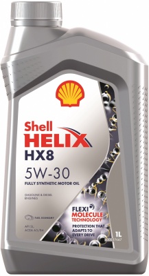 Моторное масло Shell Helix HX8 Synthetic 5W-30